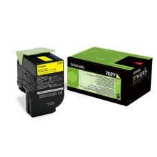 TONER RETURN PROGRAM 702Y LEXMARK GIALLO  70C20Y0