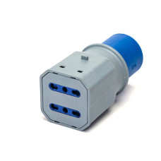 ADATTATORE INDUSTRIALE ITALIANO AIGOSTAR IEC309 3 SPINE A 2P11/P17 361662 ADATTATORE INDUSTRIALE ITALIANO AIGOSTAR IEC309 3 SPINE A 2P11/P17 361662
