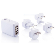 ADATTATORE DA VIAGGIO CON QUATTRO PORTE USB BIANCO MODELLO P820.373 ADATTATORE DA VIAGGIO CON QUATTRO PORTE USB BIANCO MODELLO P820.373