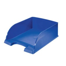 VASCHETTA PORTACORRISPONDENZA IMPILABILE LEITZ PLUS JUMBO IN POLISTIROLO A4 BLU 52330035