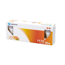 LAMPADINE LED AIGOSTAR A60 E27 12W LUCE CALDA - CONFEZIONE DA 5 PEZZI - 3000K 331610 LAMPADINE LED AIGOSTAR A60 E27 12W LUCE CALDA - CONFEZIONE DA 5 PEZZI - 3000K 331610