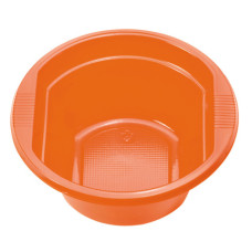 SCODELLE IN PS DOPPIA RIUTILIZZABILI 300 ML ARANCIONE - CONFEZIONE DA 15 PEZZI - CODICE 08143
