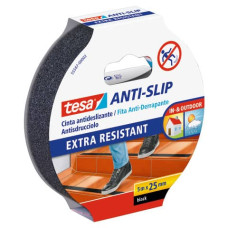 NASTRO ANTISCIVOLO TESA EXTRA FORTE A STRAPPO MANUALE 25 MM X 5 M NERO 55587-00003-11