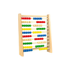 ABACO CON STRUTTURA IN LEGNO NATURALE DONAU 22X5X27 CM - 322144 ABACO CON STRUTTURA IN LEGNO NATURALE DONAU 22X5X27 CM - 322144