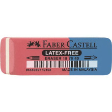 GOMMA FABER-CASTELL 7070-40 ROSSO/BLU DIMENSIONI 50X18X8 MM 187040