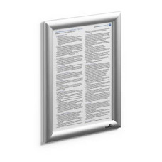 CORNICE A SCATTO DURABLE IN ALLUMINIO ARGENTO METALLIZZATO A4 CORNICE A SCATTO DURABLE IN ALLUMINIO ARGENTO METALLIZZATO A4