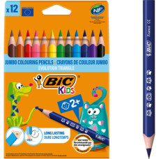 MATITE COLORATE BIC KIDS EVOLUTION TRIANGLE CON FUSTO TRIANGOLARE