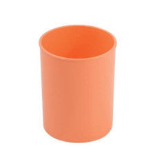 PORTAPENNE ROTONDO IN PP DONAU Ø 7,5 X H.9,5 CM - 100% RICICLABILE - ARANCIONE PASTELLO - CODICE: 3132101PL-12 PORTAPENNE ROTONDO IN PP DONAU Ø 7,5 X H.9,5 CM - 100% RICICLABILE - ARANCIONE PASTELLO - CODICE: 3132101PL-12