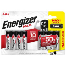 BATTERIE ENERGIZER MAX AA  CONF. DA 8 - E301531300