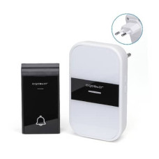 KIT CAMPANELLO DIGITALE WIRELESS AC BIANCO E NERO AIGOSTAR, DIMENSIONI 10X6X6,5/7,2X2X4 CM - 197919 KIT CAMPANELLO DIGITALE WIRELESS AC BIANCO E NERO AIGOSTAR, DIMENSIONI 10X6X6,5/7,2X2X4 CM - 197919