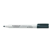 MARCATORE PER LAVAGNE BIANCHE STAEDTLER LUMOCOLOR WHITEBOARD COMPACT 341 1-2 MM NERO - 341-9