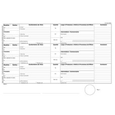 REGISTRO CARICO-SCARICO RIFIUTI MOD. A PER DETENTORI DATA UFFICIO - 100 COPIE A4 - DU165820000