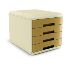 CASSETTIERA ARDA VINTAGE CARAMEL 4 CASSETTI