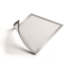 DURABLE DURAFRAME MAGNETIC CORNICE ADESIVA A4 SILVER CF.5 PZ