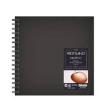 DRAWING BOOK SPIRALATO QUADRATO. 30*30 GRANA NATURALE 60FF.160GR.