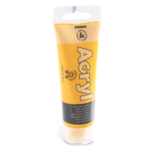 COLORE ACRILICO PRIMO IN BOTTIGLIA PET CON TAPPO DOSATORE 75 ML 220 GIALLO
