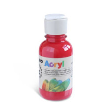 MOROCOLOR COLORE ACRILICO ROSSO CARMINIO BOTTIGLIA 125ML