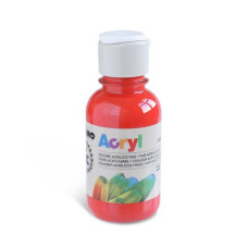MOROCOLOR COLORE ACRILICO ROSSO VERMIGLIO BOTTIGLIA 125ML