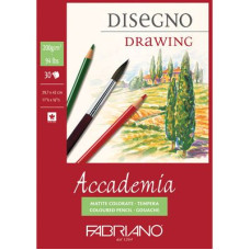 FABRIANO ACCADEMIA BLOCCO COLLATO A3 GRANA NATURALE 30FF. 200GR.