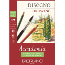 FABRIANO ACCADEMIA BLOCCO COLLATO A4 GRANA NATURALE 50FF 120GR