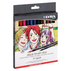 LYRA AQUA BRUSH DUO MANGA SELECTION 12 PEZZI COLORI ASSORTITI