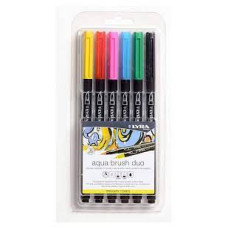 LYRA AQUA BRUSH DUO PRIMARY SET 6 PEZZI