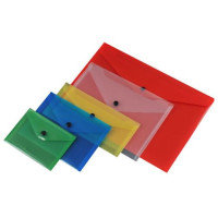 Busta con bottone a4 colori assortiti