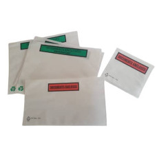 BUSTA ADESIVA PORTADOCUMENTI VIVA ECO IN CARTA FORMATO DL -24X13,5 CM CONF. 250 PZ