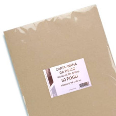 CARTA DA PACCO FLORIO CARTA RIPIEGATA FORMATO 100X140 CM COLORE AVANA
