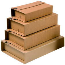 UNIPACK SCATOLE IMBALLO AVANA A4 C/STRIP 300*220*80 CF.25 PEZZI