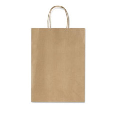 SACCHETTO MILLERIGHE AVANA CON MANICI IN CARTA RITORTA 54X14X50 CM CONF. 25 PZ