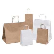 TAKE-AWAY BAG KRAFT BIANCA 36,5*25*30 CONF.25