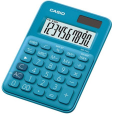 CASIO MS-7UC CALCOLATRICE DA TAVOLO 10 CIFRE BLU