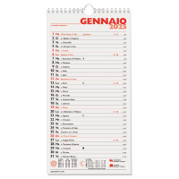 CALENDARIO DA MURO 2025 OLANDESE SPIRALATO 17X33