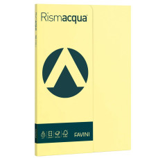 FAVINI RISMA ACQUA CARTA COLORATA 90GR 100FG A4 GIALLO CHIARO