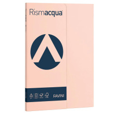 FAVINI RISMA ACQUA CARTA COLORATA 90GR 100FG A4 SALMONE