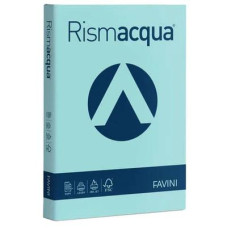 RISMA ACQUA CARTONCINO COLORATO 200 GR 125 FG A4 CELESTE