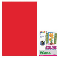 CARTA VELINA 50X70CM CONF. 24 FOGLI ROSSO