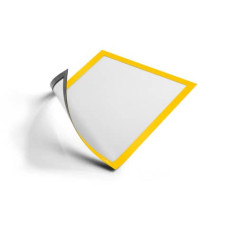 CORNICE ESPOSITIVA DURABLE DURAFRAME® MAGNETIC FORMATO A4 IN CONF. 5 PZ GIALLO