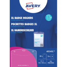 AVERY PORTA BADGE A6 IN PLASTICA 50 PZ
