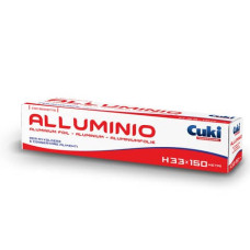 ROTOLO CARTA ALLUMINIO CUKI PROFESSIONAL H. 30 CM X 150 M