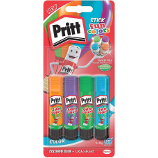 COLLA PRITT STICK COLORATA CONF. 4 COLORI DA 10 GR
