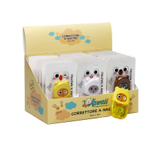 ESPOSITORE CORRETTORI A NASTRO ANIMALETTI 24PZ