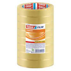 TESA FILM NASTRO ADESIVO TRASPARENTE 66 MT.*19MM. TORRE 8 ROTOLI