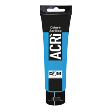 DOM COLORE ACRILICO - TUBO ML.100 -  BLU PRIMARIO CYAN 11535/400