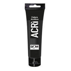 DOM COLORE ACRILICO - TUBO ML.100 -  NERO DI CARBONIO 11535/793