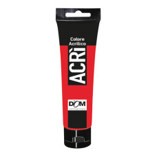 DOM COLORE ACRILICO - TUBO ML.100 - ROSSO SCARLATTO 11535/302