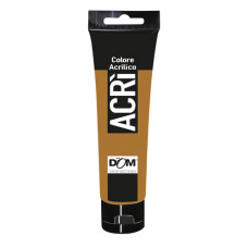 DOM COLORE ACRILICO - TUBO ML.100 -  TERRA DI SIENA NATURALE 11535/601