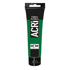 DOM COLORE ACRILICO - TUBO ML.100 -  VERDE PERMANENTE 11535/538