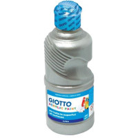 Giotto tempera acrilica flacone da 250ml argento